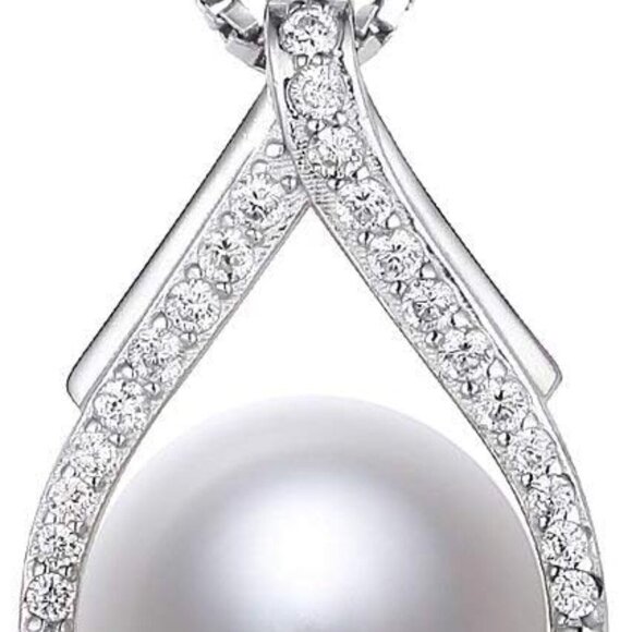 Tahitian Black Pearl Necklaces for Women 10-11mm - Pearl Necklace Phoenix Pendan
